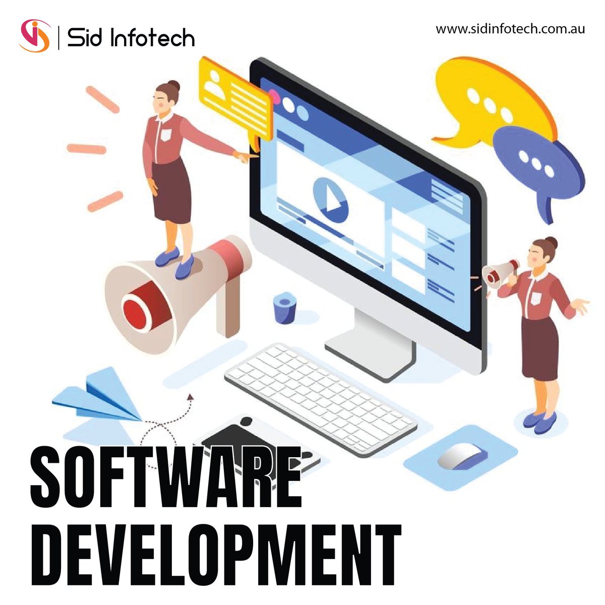💡 Unlock Innovation with Sid Infotech’s Software Development Services! 🚀

Let's build a future where technology works for you!

👉 Learn more at sidinfotech.com.au and take your business to the next level.
.
.
#SoftwareDevelopment #SidInfotech #TechSolutions