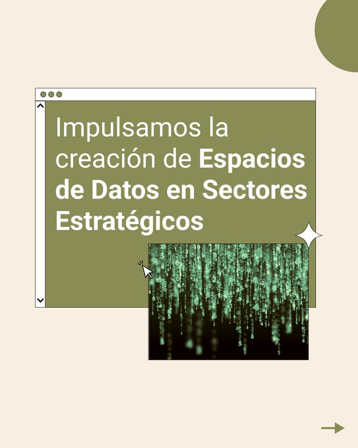 SEDIAgob's tweet image. 🔜Destinaremos más de 80 millones de euros para impulsar la creación de #EspaciosdeDatos en sectores estratégicos como la salud, la agroalimentación y la movilidad sostenible.

Publicada la propuesta de resolución de la convocatoria de ayudas.📮

🔗shorturl.at/CSc6Q