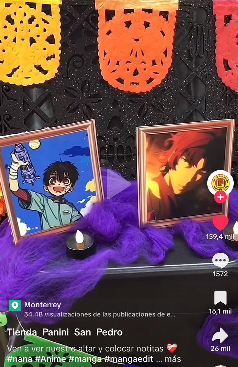 a mexican manga store added odasaku to its altar for the day of the dead 😭