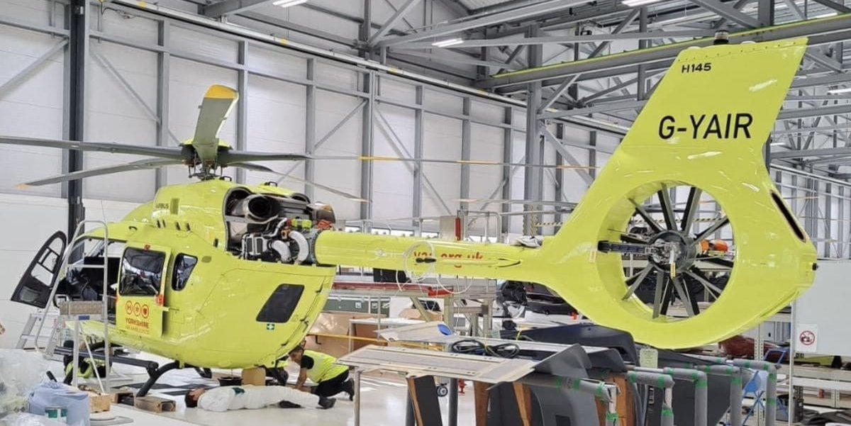 AirAssistApp's tweet photo. Our friends over at @YorkshireAirAmb are getting a brand new EC145 🤩

Want to be the first to know when it hits the skies? Set a takeoff alert in the app! https://t.co/lYjPFSyCnc
