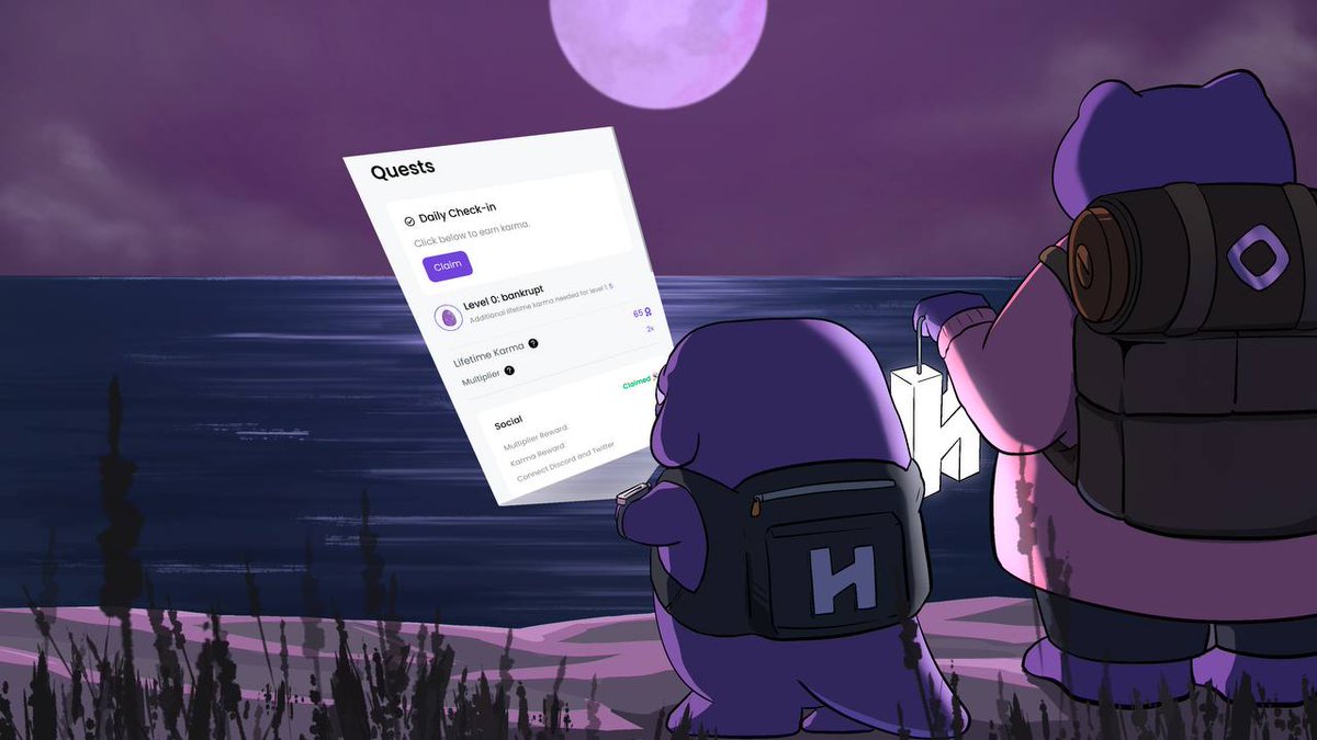 Ghaha 💜 Gmonad 💜

Are you ready for another adventure anon ❓ 🫣
HaHa will be releasing Round 2 of its Beta Testing Quests very soon.

To apply to Round 2, complete the following:
Simply like and retweet this post.
Join our discord if you haven't already.
Download the HaHa App