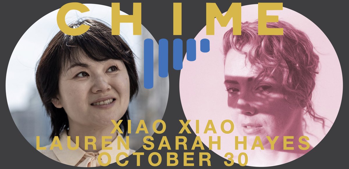 The CHIME Online Seminars are back! Weds 30 Oct @ 4pm GMT:

🎙️Lauren Sarah Hayes - Musical Improvisation for Embodied Human-Machine Learning <a href="/ElleEsAich/">Lauren Sarah Hayes</a> 

🎙️Xiao Xiao - Tuning into Intangibility: Lessons for HCI from Theremin Learning

eventbrite.co.uk/e/1053650339529