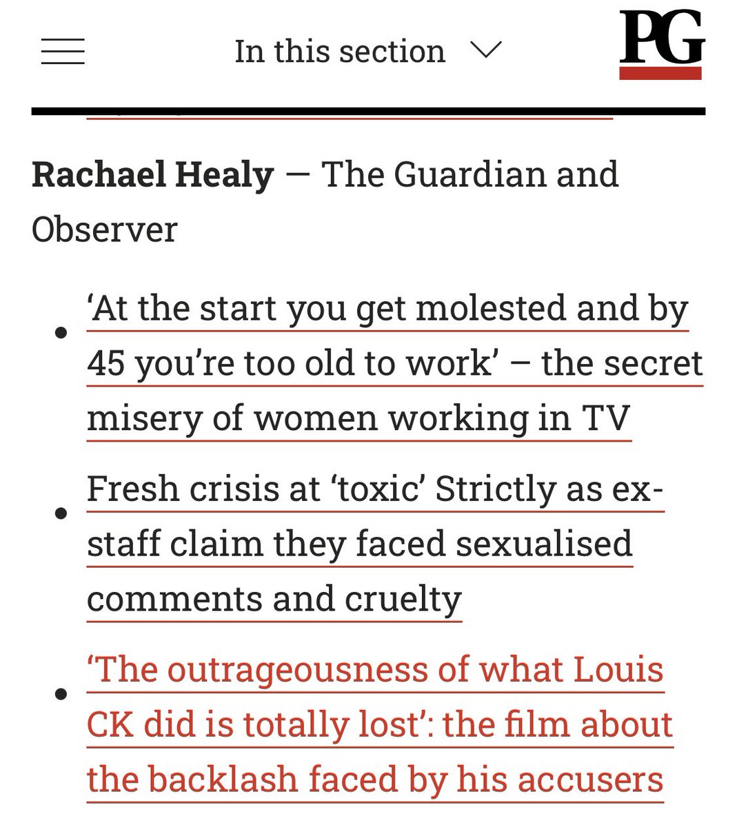 Some nice news - made it on to the Arts and Entertainment Journalism shortlist. Congratulations to everyone, so many amazing reporters and pieces of work!