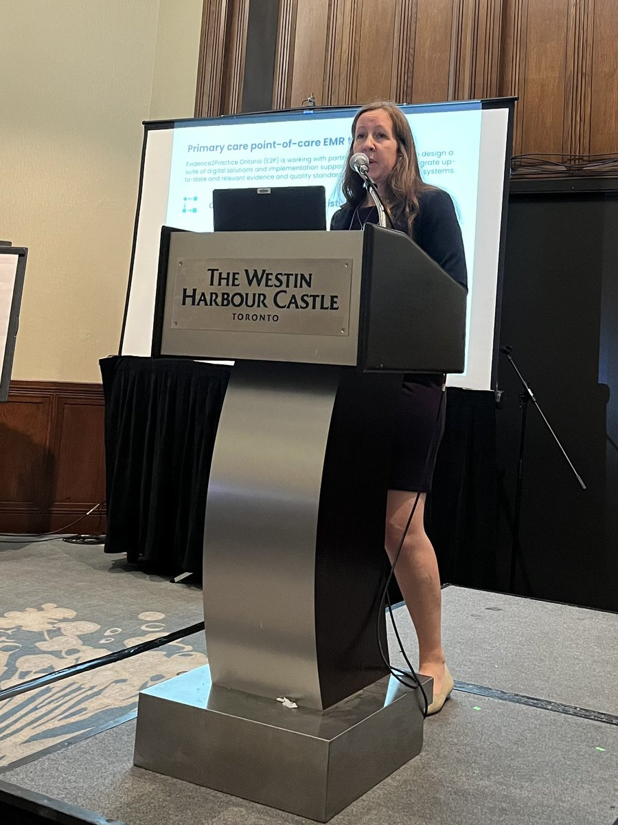 DavidKaplanMD's tweet photo. Angela Coderre-Ball presenting this morning at #AFHTO - Managing Anxiety Disorders and Major Depression in Primary Care: Supporting Clinicians and Patients with E2P @eHealthCE @CEPhealth @OntarioHealthOH @NYGH_News https://t.co/e2ITHL7CUu