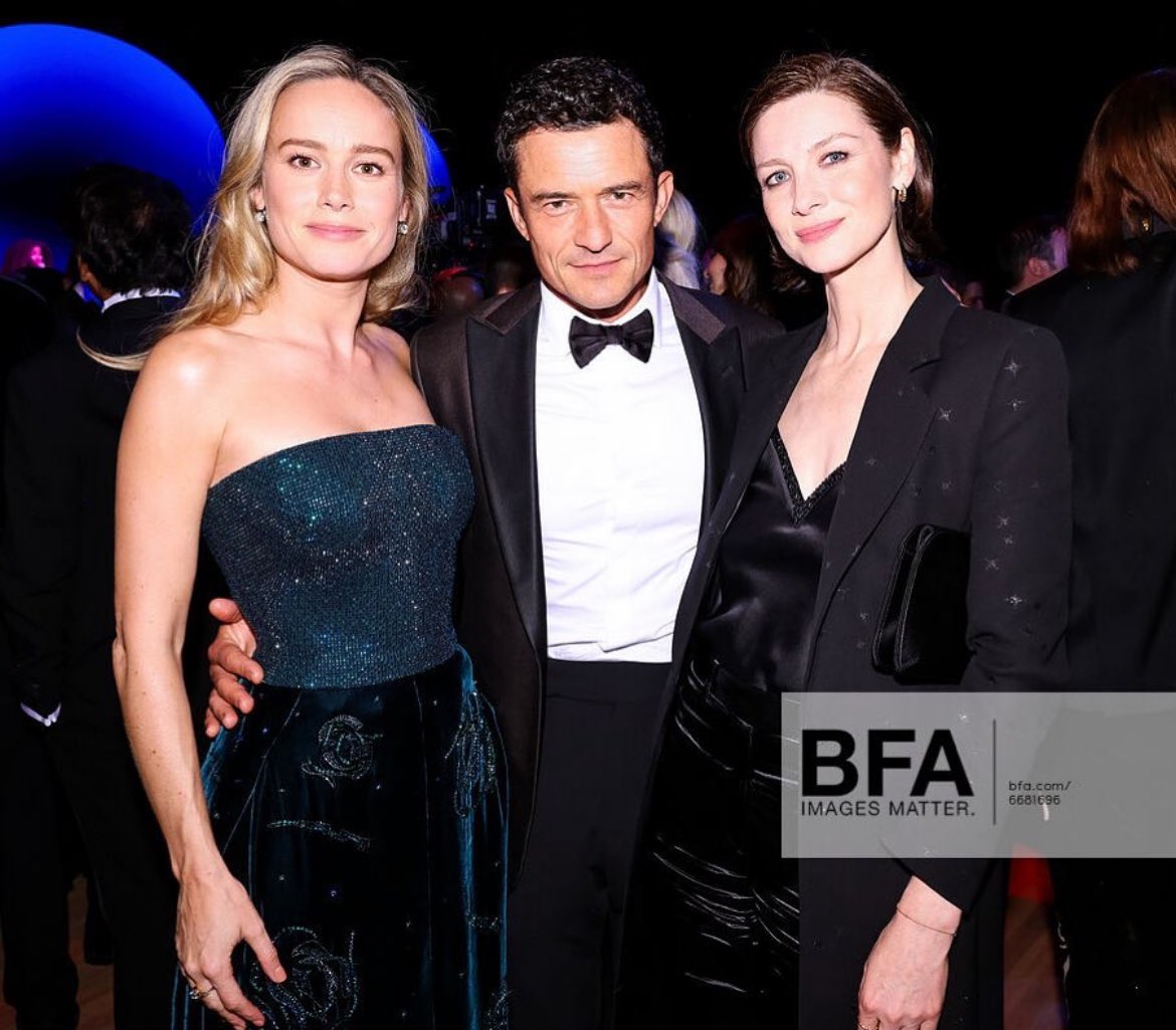 marcelarg's tweet image. What a nice pic of them.  😍#CaitríonaBalfe
#OrlandoBloom
#BrieLarson