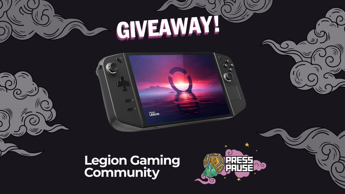 We've teamed up with the Legion Gaming Community to give away a Legion Go to one lucky winner during our Press Pause fundraising campaign!

Exclusive to Legion Community members - hit the link to sign up and get your entries in 🎫 

gaming.lenovo.com/giveaway/flash