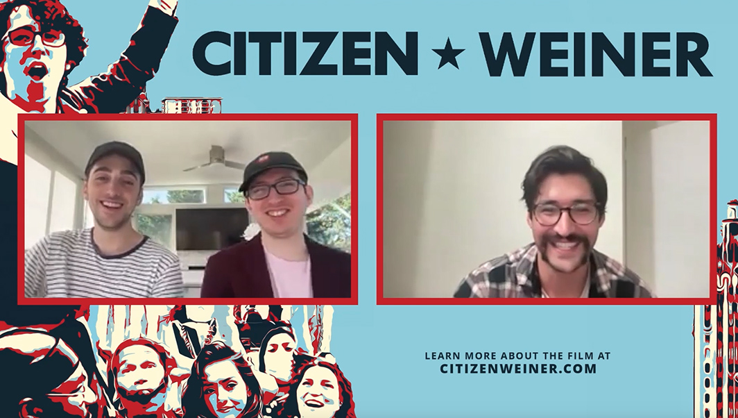 PCulturalist's tweet image. Exclusive Interview: @DanRobb11, @ElectWeiner, &amp;amp; Joe Gallagher dive into the art of blending reality and fiction in the groundbreaking #CitizenWeiner. Available on digital platforms October 29—don’t miss this must-watch! bit.ly/4dYHbWP