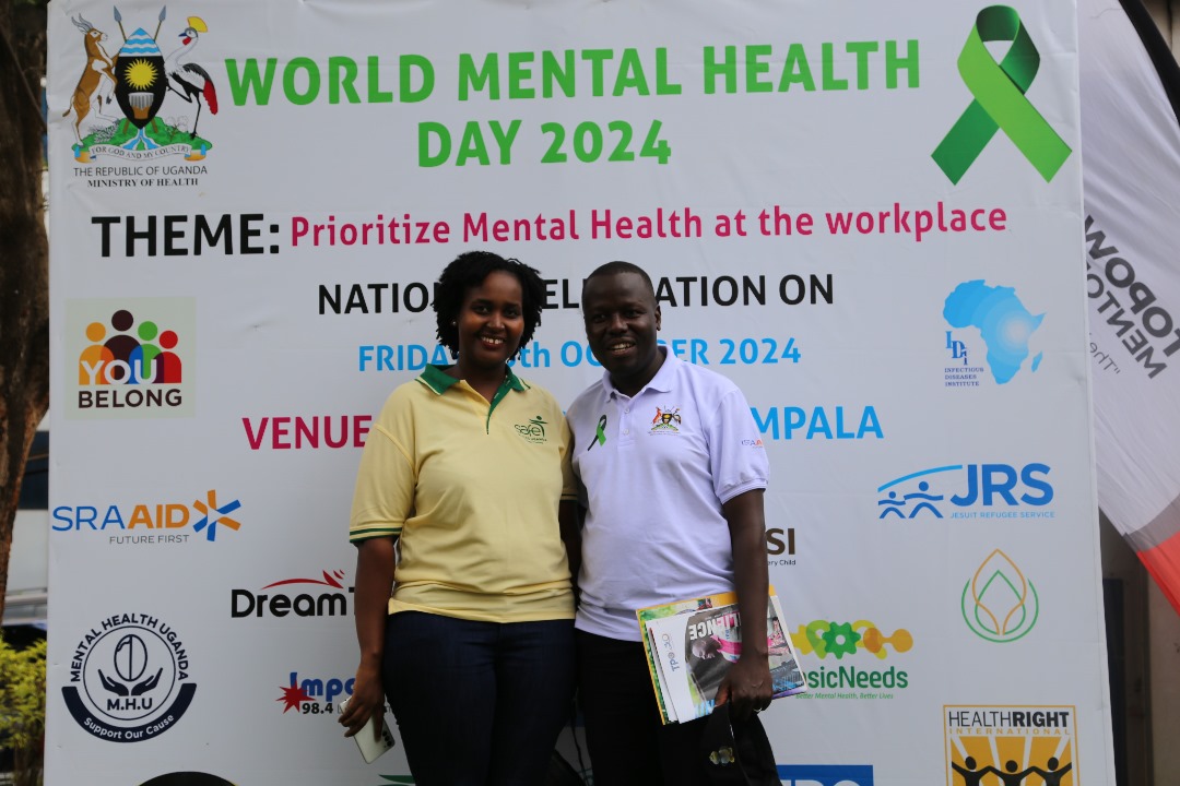 safeplacesug's tweet photo. Today, Safe places Uganda alongside other partners under the stewardship of the Ministry of Health celebrated the National Mental health Day at UBC Gardens. Prioritizing mental health at the workplaces is key for the overall health &amp; productivity of human resources.
#SafePlacesUG https://t.co/2pBye2DWHV