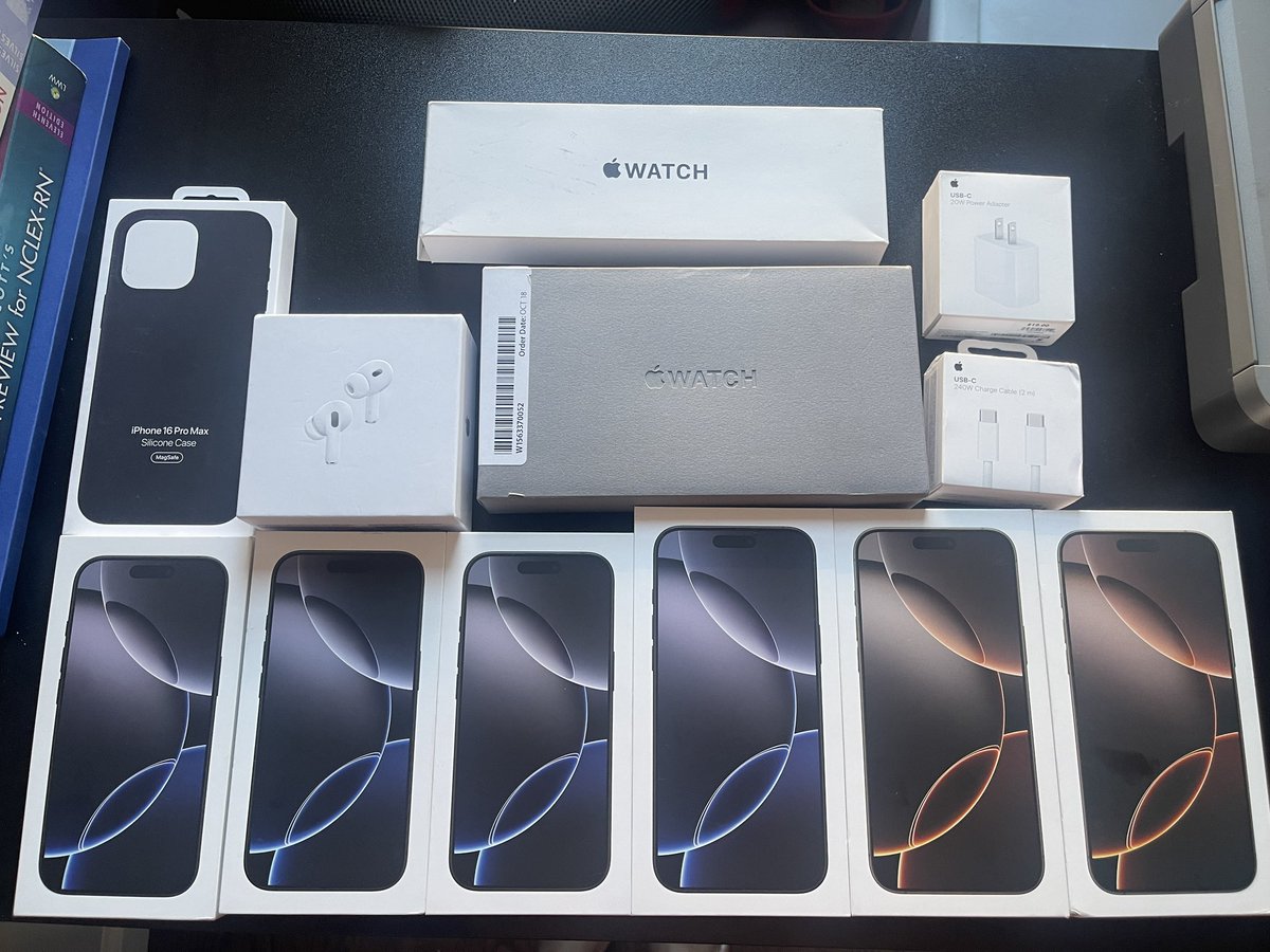 Funbssss (@alexcaxton) on Twitter photo Another set of iphone 16 orders directly from the Apple store heading to Nigeria via <a href="/specdelivery_ng/">SPECIAL DELIVERY NG</a>
Send a DM to order the iPhone 16 & have it shipped from as low as $100
You can also order Laptops, game consoles, monitors and pretty much anything from the US to Nigeria Another set of iphone 16 orders directly from the Apple store heading to Nigeria via <a href="/specdelivery_ng/">SPECIAL DELIVERY NG</a>
Send a DM to order the iPhone 16 & have it shipped from as low as $100
You can also order Laptops, game consoles, monitors and pretty much anything from the US to Nigeria