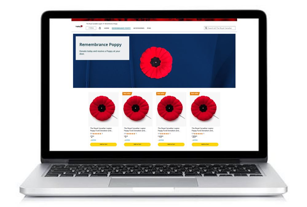 The Royal Canadian Legion’s 2024 National Poppy Campaign starts today!

With thousands of donation boxes across the country, biodegradable poppies, brand-new touching stories about Canada’s Veterans via our Poppy Stories initiative, and more ways than ever to wear a Poppy and