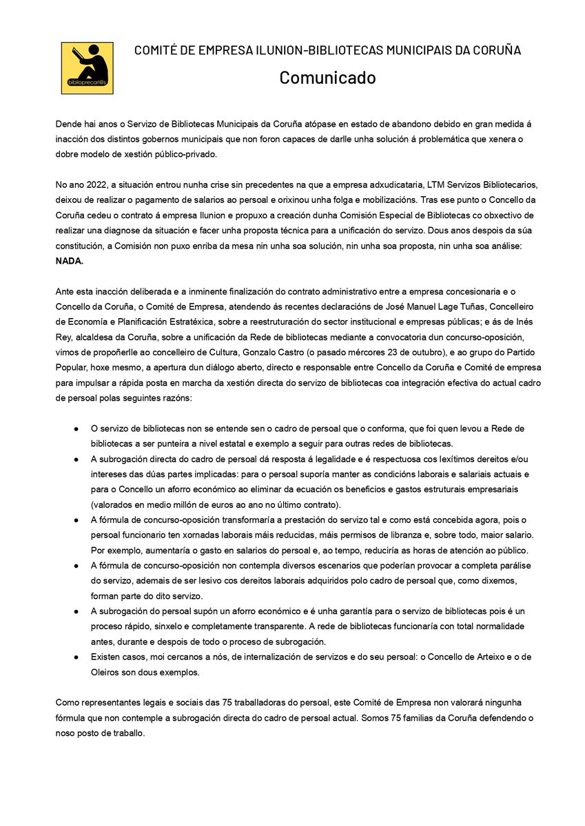 biblioprecariascoruna tweet media