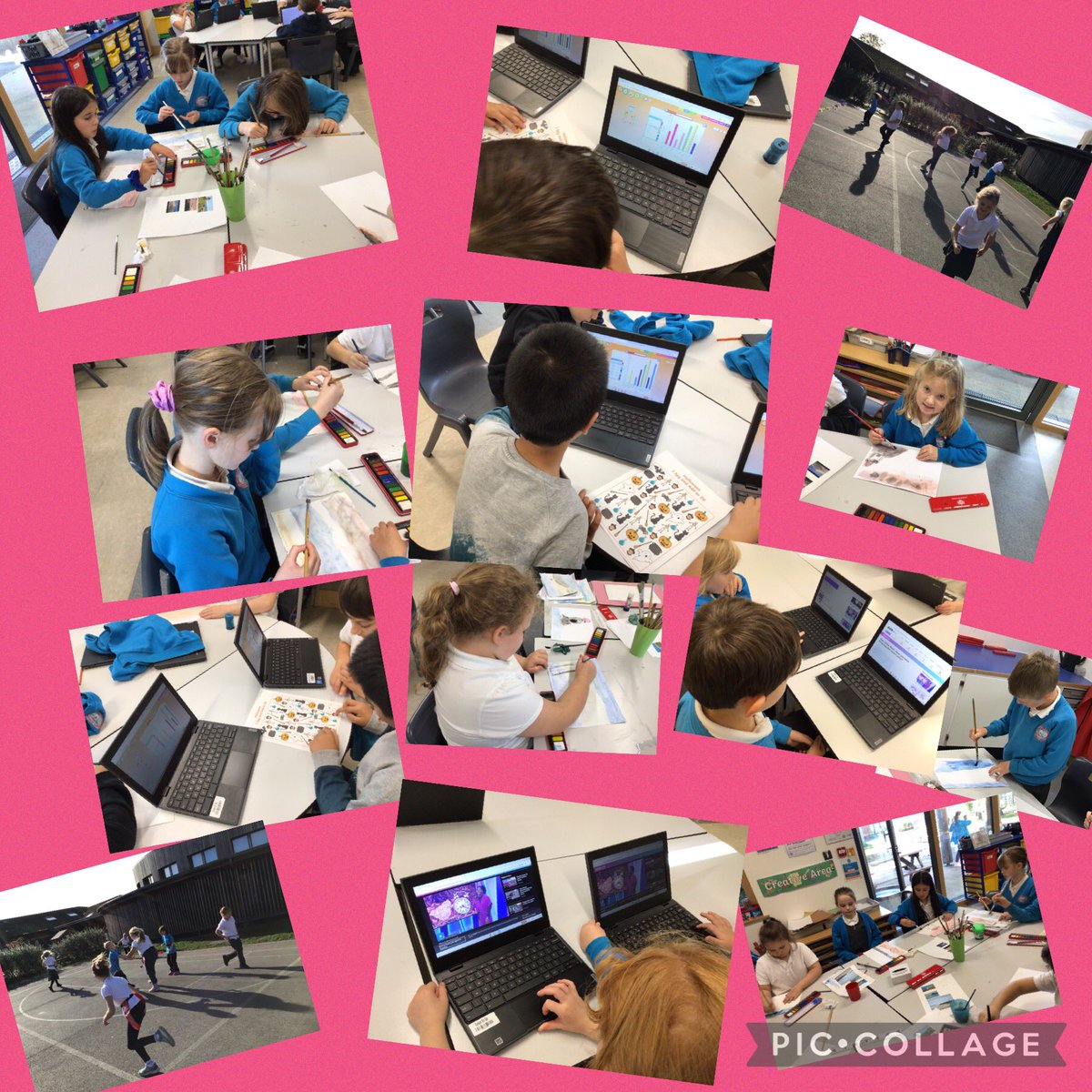 BPortPrimary's tweet image. A busy week in Year 3 !😊 #datahandling #winningwithnumbers #expressivearts #outdoors #newsround #healthandwellbeing #reading