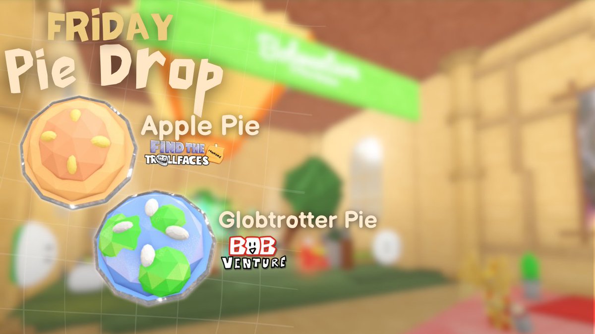 Friday Pie Drop!
2 new pies!

#FREEUgc #UGCEvent