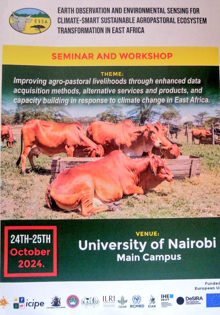 Faculty of Agriculture (@uonagriculture) on Twitter photo It had been two days of presentations, discussions and deliberations at <a href="/ESSA_4_AP/">ESSA Project</a> Seminar and Workshop in Nairobi. ESSA project has been very impacting for the researchers as well as the communities involved.
#discourseatUoN #WeareUoN It had been two days of presentations, discussions and deliberations at <a href="/ESSA_4_AP/">ESSA Project</a> Seminar and Workshop in Nairobi. ESSA project has been very impacting for the researchers as well as the communities involved.
#discourseatUoN #WeareUoN