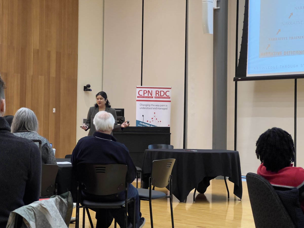 Today, we're with <a href="/Renira_N/">Renira Narrandes</a> at day two of the <a href="/cpn_rdc/">Chronic Pain Network</a>'s annual meeting. We're learning about the role of storytelling in knowledge translation and the importance of making research accessible and engaging for everyone.