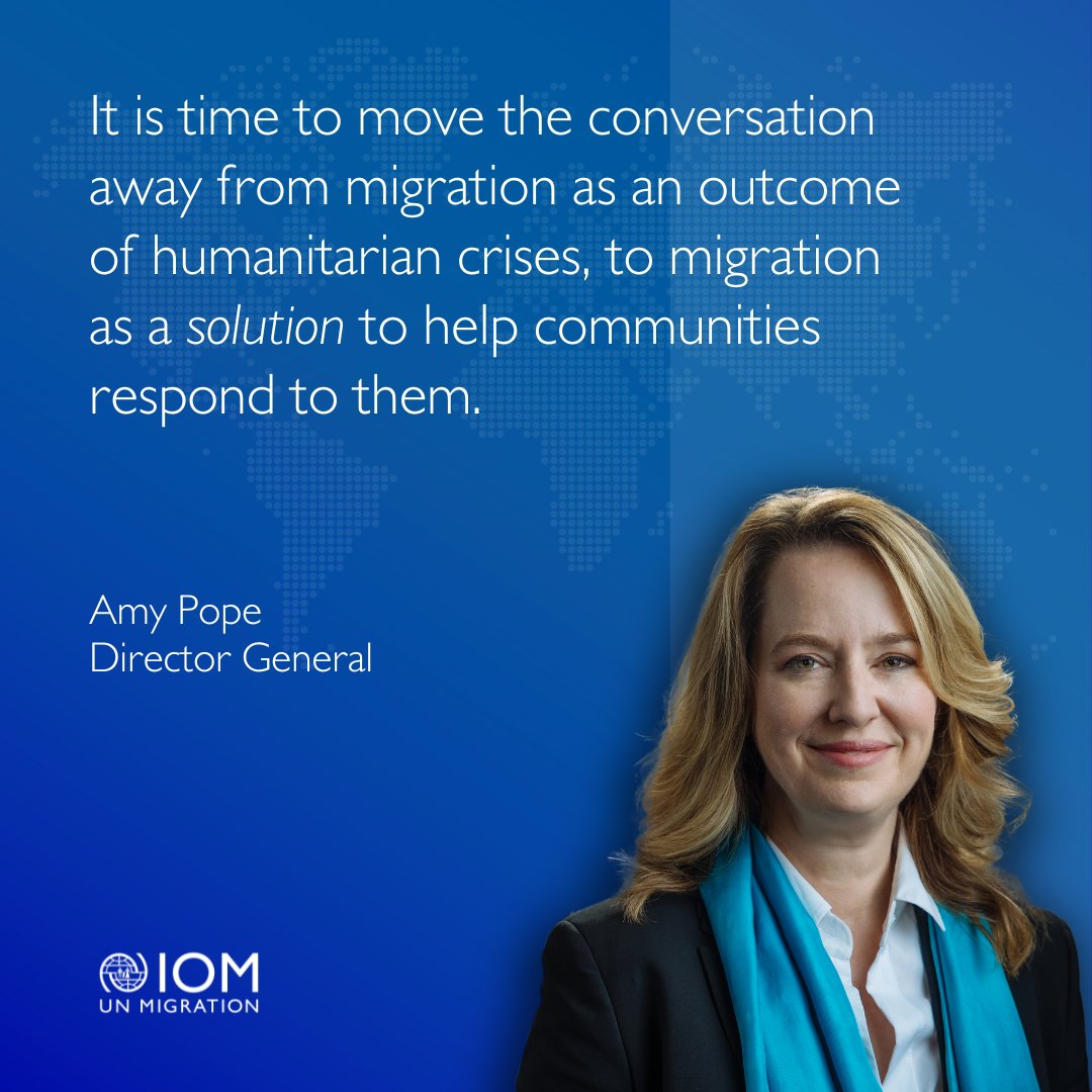 UNmigration's tweet photo. Migration is one of the solutions to achieve sustainable development and mitigate the challenges around displacement.
 
In the latest issue of @wilsonquarterly, @IOMchief emphasizes on the potential of migration to uplift communities.

https://t.co/hk7GDzrpIc https://t.co/mtNMWAN5Go