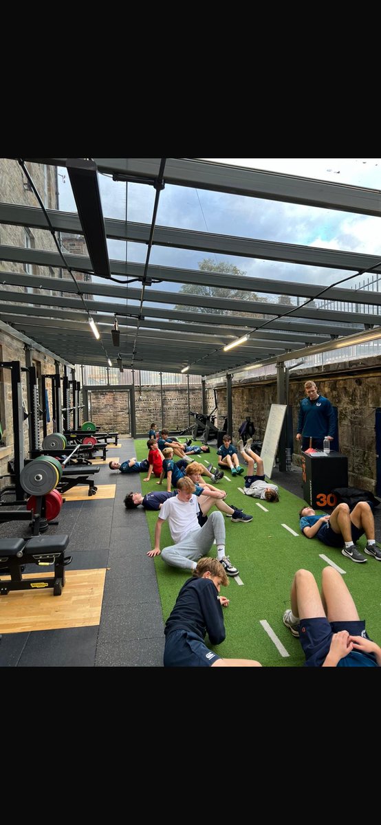 October break isn’t always a break. The 1XI hockey teams were in for an S&amp;C session and a pitch session ahead of their return to school. A number of the U15 teams joined them to get their first taste of S&amp;C as well. #acciesvalues
