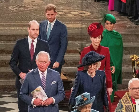 QueenRMade1's tweet photo. This is the day I began seeing Prince Harry as a real 1. He saw the disrespect of his wife by his father’s family in church of all places, &amp; well, his face did all the speaking. They didn’t realize it but I’m convinced this is the day they lost him forever. He was done, &amp; I stan! https://t.co/pz6wOFb5VH