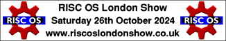Elesar will be at the RISC OS London show tomorrow, walkable from Kenton station, along with 21 other exhibitors - much better to see products in 3D rather than on the internet.