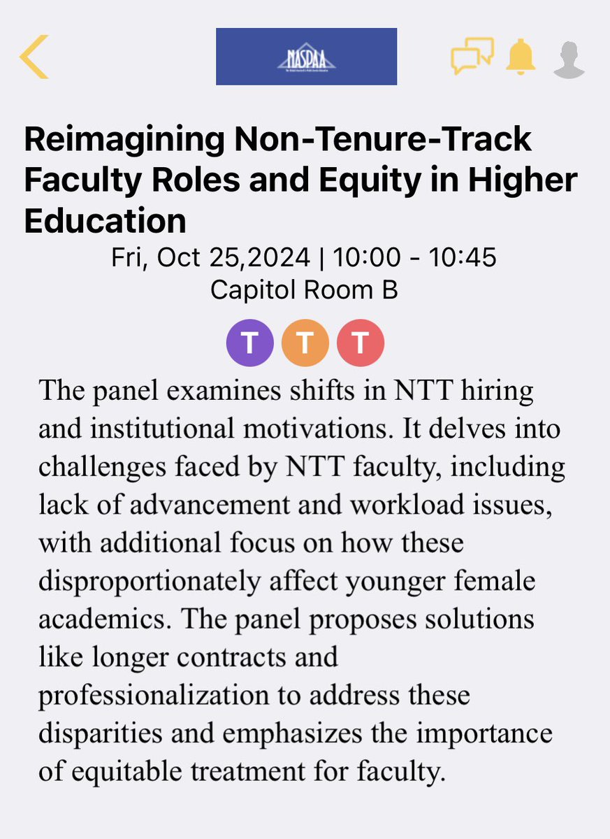 Getting ready to continue fighting the exploitative NTT culture university administrations have been pushing. We’ll never stop until the phrase “non-tenure track position” disappears from hiring ads. <a href="/naspaa/">NASPAA</a> #naspaa2024