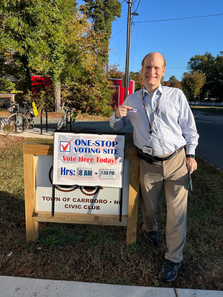 JMH_InorgChem's tweet photo. Just finished doing my civic duty and making sure my early vote is counted in this important election! #rtivotes https://t.co/SlQghaPbTH