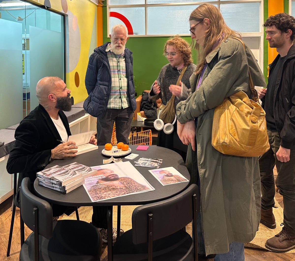 “I am not free while any queer Syrian, a queer person anywhere is unfree” Thank you <a href="/KhaledAlesmael/">Khaled Alesmael</a> your powerful words will stay with us.  Check out the English translation of Khaled’s debut Selamalik by <a href="/WorldEdBooks/">World Editions</a> 
Shop Selamlik from <a href="/gaystheword/">Gay's The Word</a> 🏳️‍🌈

gaystheword.co.uk/product-page/s…