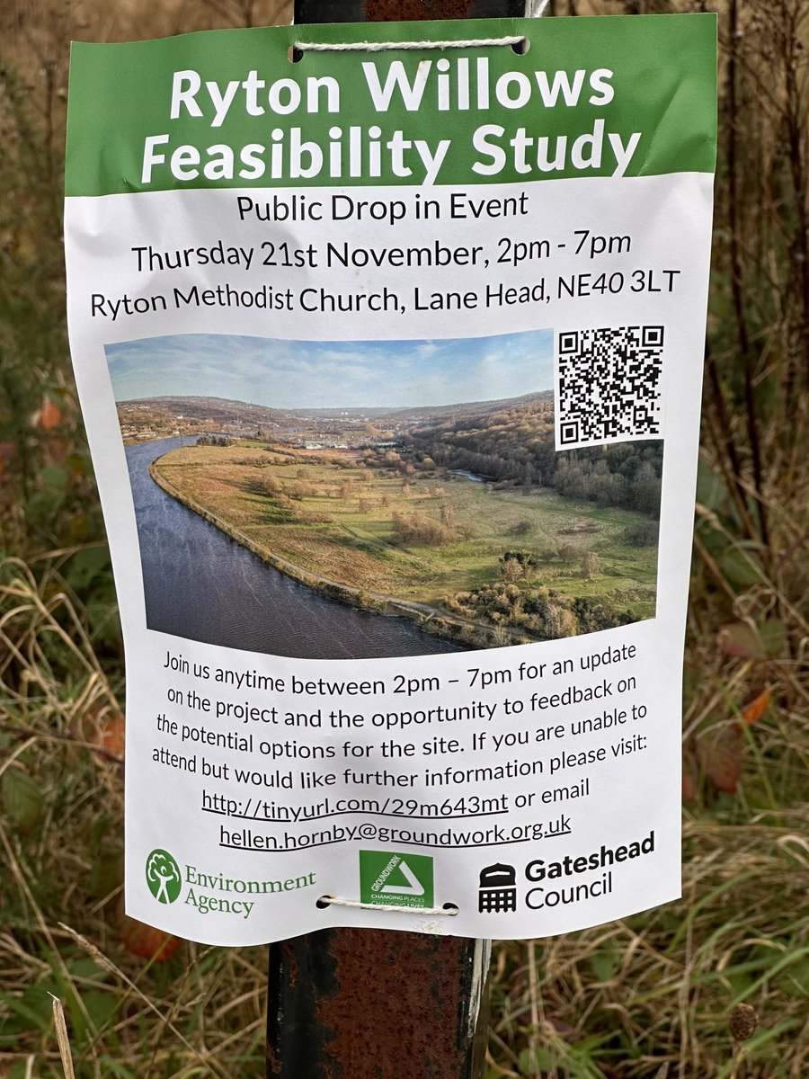 Plse share. The Willows have long been an arson magnet &amp; the wildlife rich gorse was removed last year. There is untapped potential here for huge biodiversity gains. Personally I’d opt for the waterborne approach &amp; create tidal lagoons via river channels <a href="/gateshead/">Gateshead Council</a> <a href="/EnvAgencyYNE/">Environment Agency - Yorkshire & North East</a>