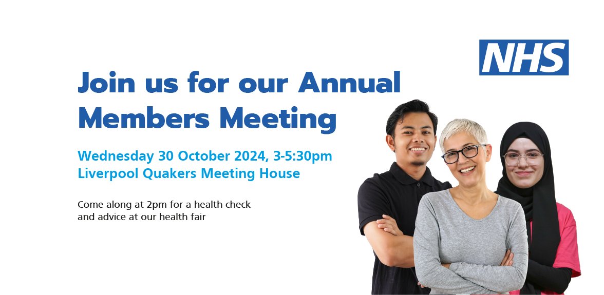 LiverpoolWomens's tweet photo. Invitation to join us for our Annual Members’ Meeting with @livhospitals 

Get health advice from various NHS services on subjects including the menopause, smoking cessation &amp; sexual health from 2pm, join our AMM from 3pm.

Register to attend: https://t.co/inVStcqOWF https://t.co/Lap78keXYM