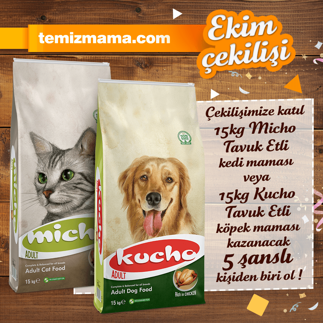 🥳 Temizmama Ekim çekilişi başladı! 🥳

👉 <a href="/temizmamacom/">Temizmama</a> hesabımızı takip et. ✔️⁠
👉 Gönderimizi beğen ve repostla. ❤️⁠
👉 Bir arkadaşını yoruma etiketle. 💬⁠

5 takipçimize: 😻 15KG Micho #KediMaması veya 🐶 15KG Kucho #KöpekMaması #Hediye! 🐾

Sonuçlar 4 Kasım!🤩