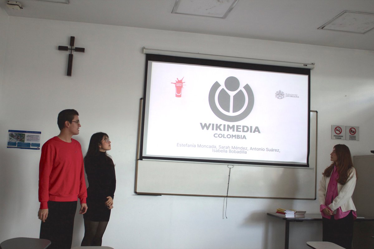 wikimediaco's tweet photo. 🌐🗯️ #WikiEducación |👏¡Felicidades! Ayer conocimos a 7 agencias encargadas de diseñar una campaña transmedia, dirigida a la audiencia especializada de #WikimediaColombia, utilizando #LinkedIn y en marketing de #Influencer

📚¡Gracias! @UniJaveriana - #Docente Jairo Antonio Pérez https://t.co/HaFVgjT7Sx