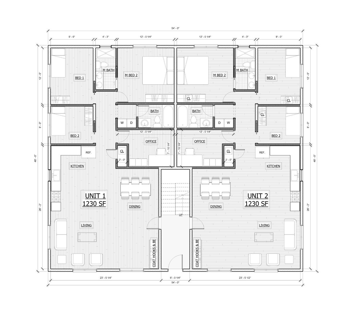 Would love more buildings like this

Either as a 6-plex, or 4-plex with ground floor retail

1230sf, 3BR/2BA