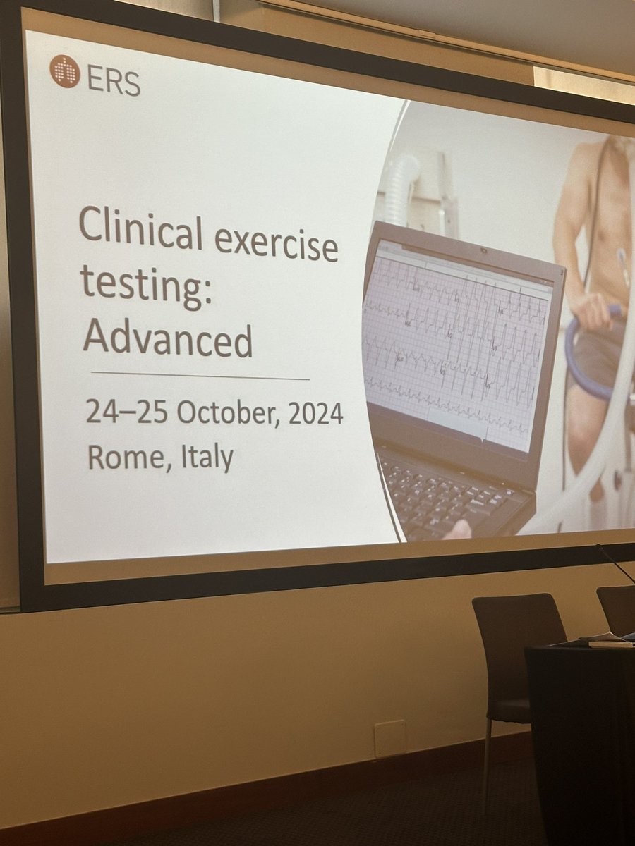 It was an honour to be asked to support the faculty of the ERS Advanced CPET course in Rome. An opportunity to learn from world experts in the field of CPET.
