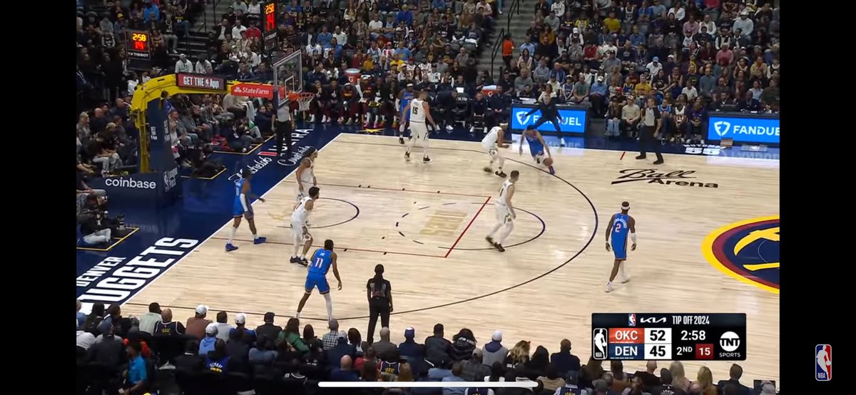From having bigs at the dunker spot, we now have guards to negate rim protection: (D. White, J-Dub)