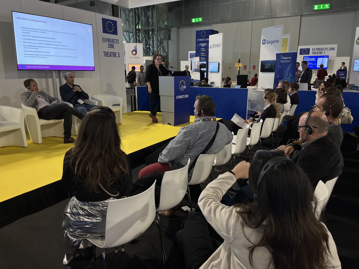 ReschoolEnergy's tweet image. The three days at #ENLIT have been very enriching! 
⚡#collaboration possibilities
⚡ strengthening our ongoing work with project partners
⚡ presention of our community card game
⚡ joint workshop with the #SmartEnergyCluster