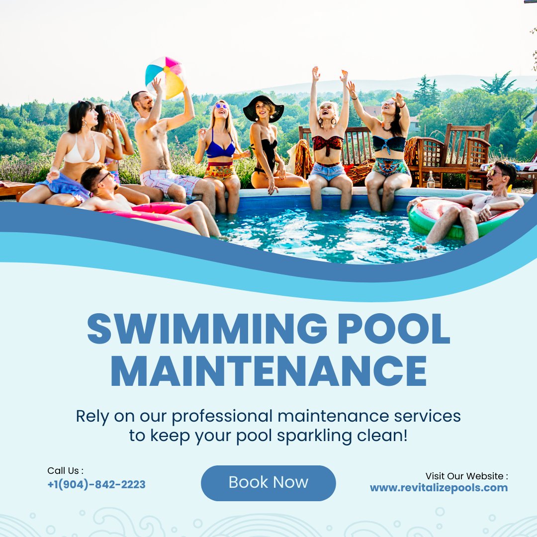 PoolRevitalize's tweet image. Does your pool need extra care this fall? 🛠️ We specialize in pool maintenance to get your pool ready for cooler days.
Visit revitalizepools.com and schedule your repair service today!
#FallPoolMaintenance #PoolCare #RevitalizeYourPool #NorthEastFloridaPools