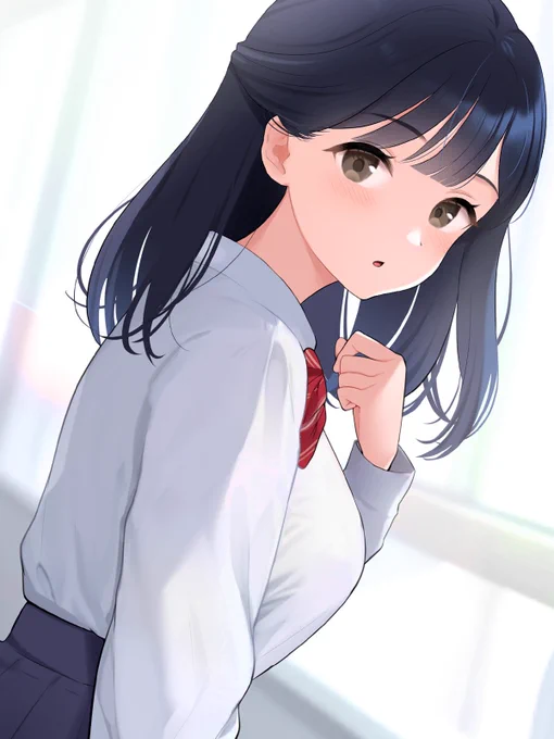 新作のヒロインちゃんです〜!サンプル画像制作中です、がんばります!! 