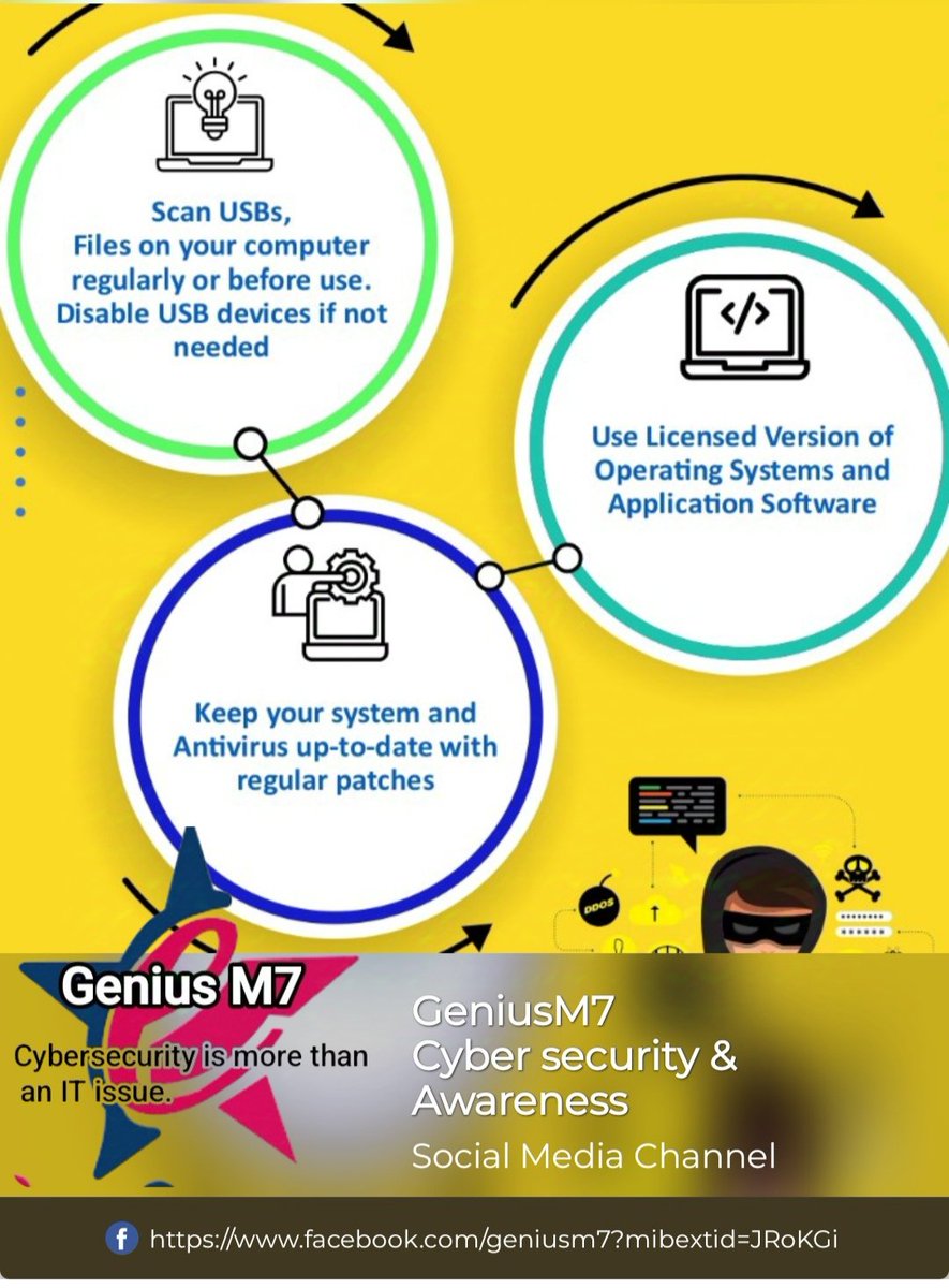 GeniusM_7's tweet photo. Cyber security &amp; Awareness https://t.co/Vu55QFwU0X