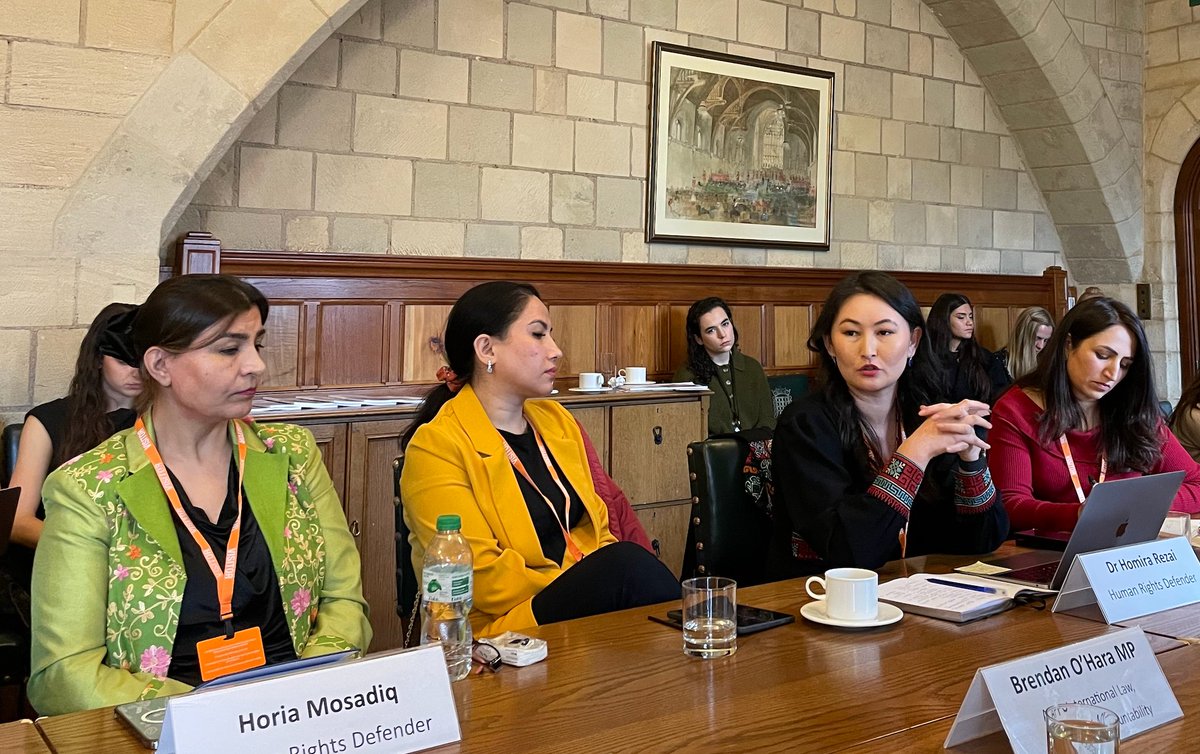 Dr Ewelina U. Ochab (@ewelinauo) on Twitter photo Wonderful to see the great engagement of UK parliamentarians during a roundtable with Afghan women- hosted by <a href="/BGIPU/">BGIPU</a> & <a href="/IBAHRI/">IBA's Human Rights Institute</a> - with important contributions from Dr Homira Rezai <a href="/TheHomira/">Homira</a> & Horia Mosadiq <a href="/Hmosadiq/">Horia Mosadiq</a> covering the issue of #genderapartheid & new laws in Afghanistan Wonderful to see the great engagement of UK parliamentarians during a roundtable with Afghan women- hosted by <a href="/BGIPU/">BGIPU</a> & <a href="/IBAHRI/">IBA's Human Rights Institute</a> - with important contributions from Dr Homira Rezai <a href="/TheHomira/">Homira</a> & Horia Mosadiq <a href="/Hmosadiq/">Horia Mosadiq</a> covering the issue of #genderapartheid & new laws in Afghanistan