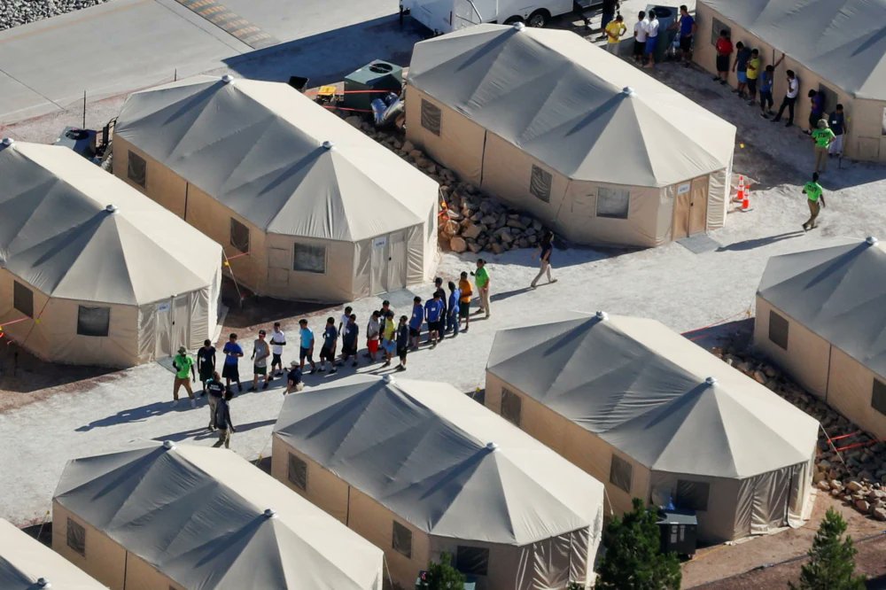 ashtonpittman's tweet photo. We are still, as of 2024, trying to find the families of 1,400 children who our government kidnapped under the Trump administration. And yes, there were camps. https://t.co/hTMdELqgKJ