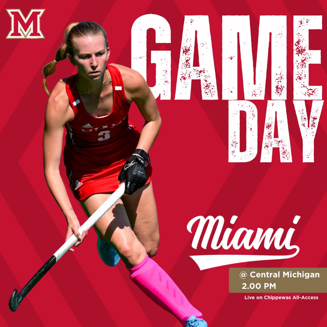 MiamiOH_FH's tweet image. Rise &amp;amp; Shine RedHawks… it’s 𝐆𝐚𝐦𝐞 𝐃𝐚𝐲‼️ 

🔴 Miami vs Central Michigan
📍 Mount Pleasant, MI
🕑 2:00 PM
🎥 cmuchippewas.com/watch/?Live=10…
📊 cmuchippewas.com/sidearmstats/f…

#RiseUpRedHawks | #MiamiFieldHockey