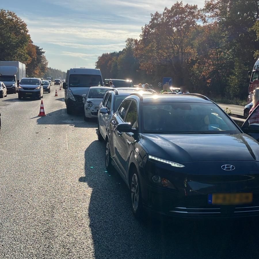 Ongeval op de A28 bij Wezep