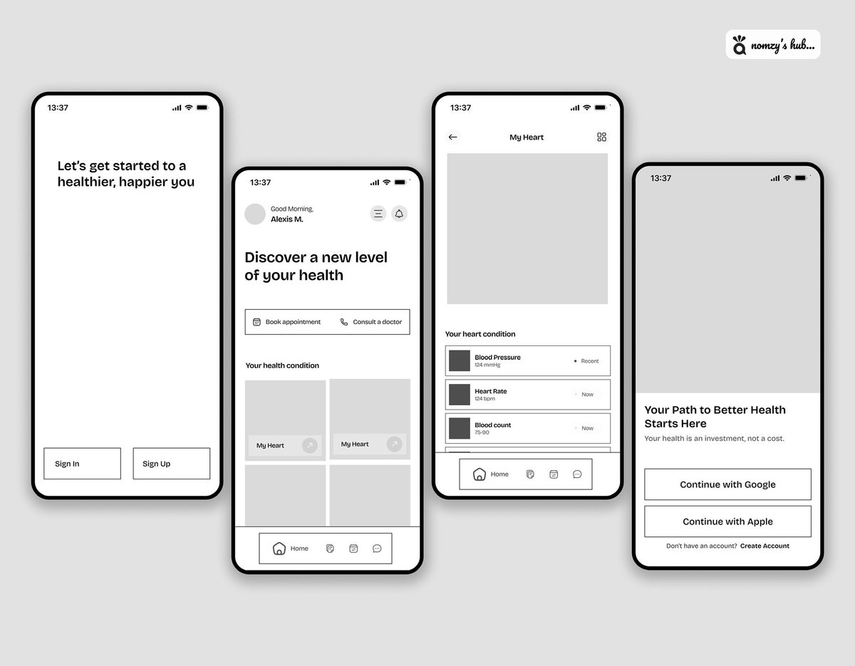 _Innox_'s tweet image. Ending the week by working on a healthcare mobile app design for a client.
✨ Hoping to create a smooth and easy-to-use experience. 🤞🏾🙏 #HealthcareApp #UXDesign
