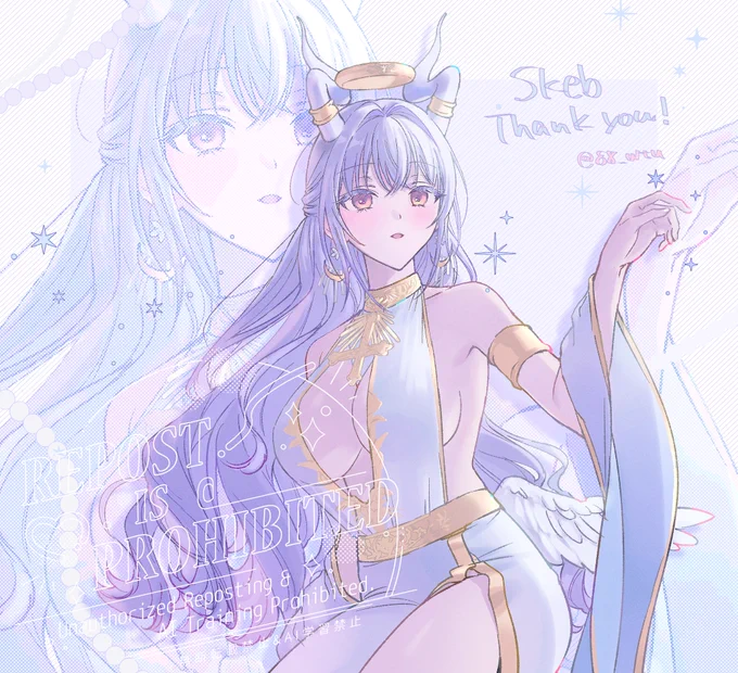 腰上のみのイラスト・SDキャラ用の簡易版→ #Skeb #Commission より
