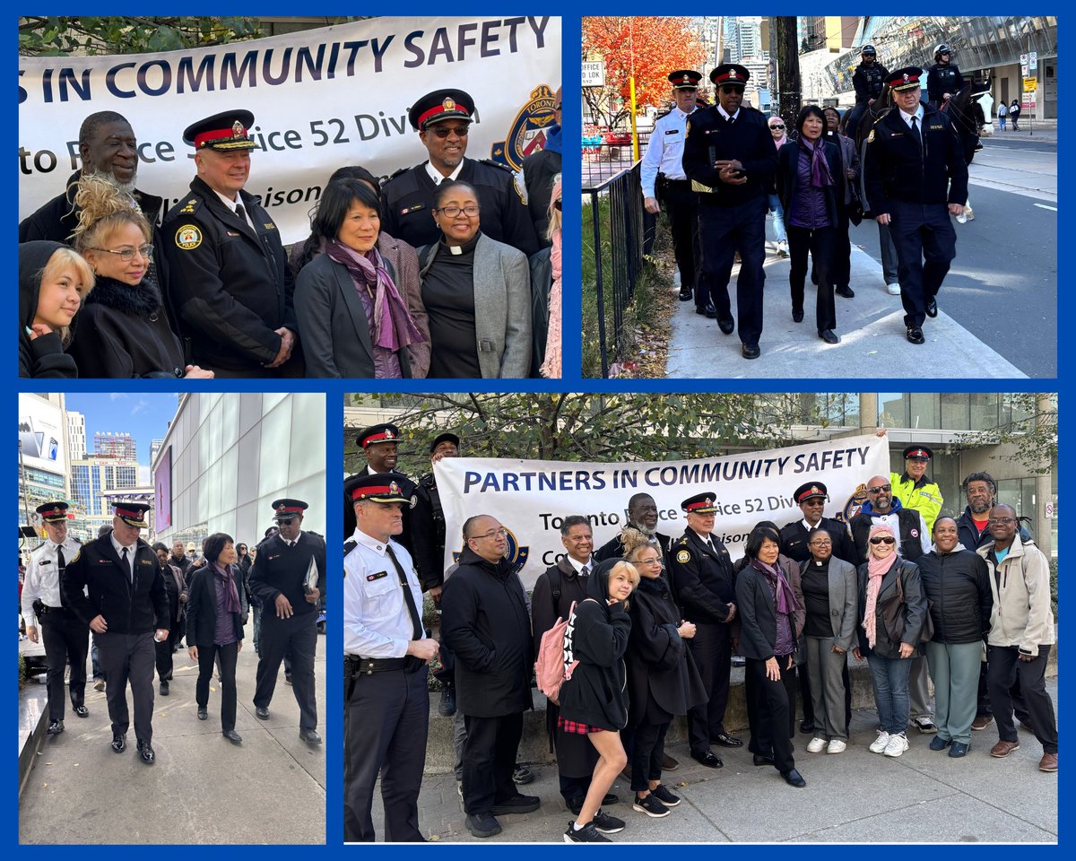 Toronto Police Service - 52 Division (@tps52div) on Twitter photo Many thanks to <a href="/TPSMyronDemkiw/">Chief Myron Demkiw</a>, <a href="/MayorOliviaChow/">Mayor Olivia Chow 🇨🇦</a>, the Canadian Black Clergies and Allies, community members and faith leaders who joined in prayer and solidarity for our city-wide #TPSPrayerWalk. Together we are building bridges and are partners in community safety.
#52Division Many thanks to <a href="/TPSMyronDemkiw/">Chief Myron Demkiw</a>, <a href="/MayorOliviaChow/">Mayor Olivia Chow 🇨🇦</a>, the Canadian Black Clergies and Allies, community members and faith leaders who joined in prayer and solidarity for our city-wide #TPSPrayerWalk. Together we are building bridges and are partners in community safety.
#52Division