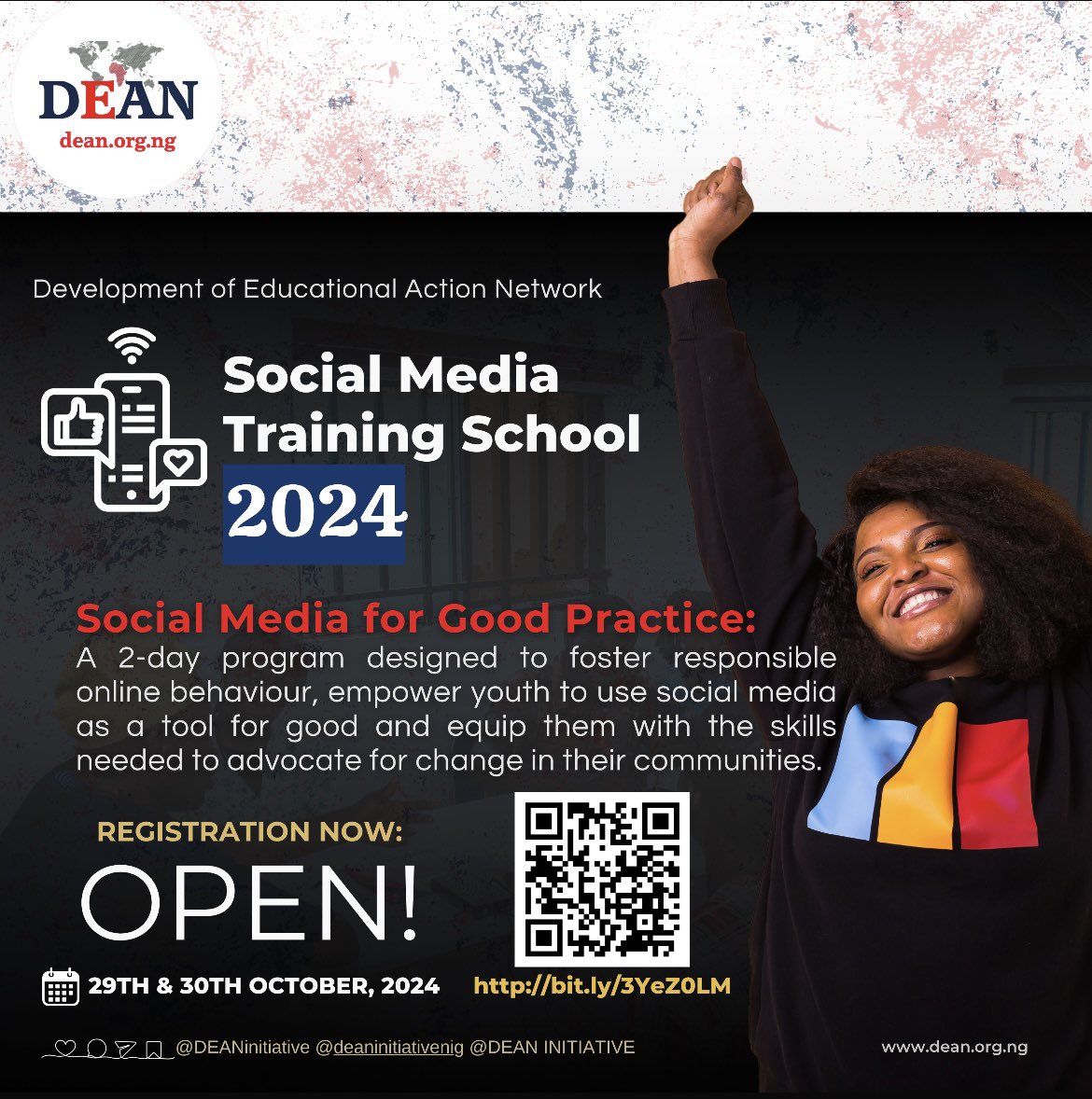 deeoho's tweet image. 💃💃💃Kicking off the Social Media for Good Practice school.
Get ready to turn your social media into a platform for positive change!
Only a few spots left-don't miss out!
29th and 30th October 2024.
Gwagwalada, Abuja.
bit.ly/3YeZOLM
