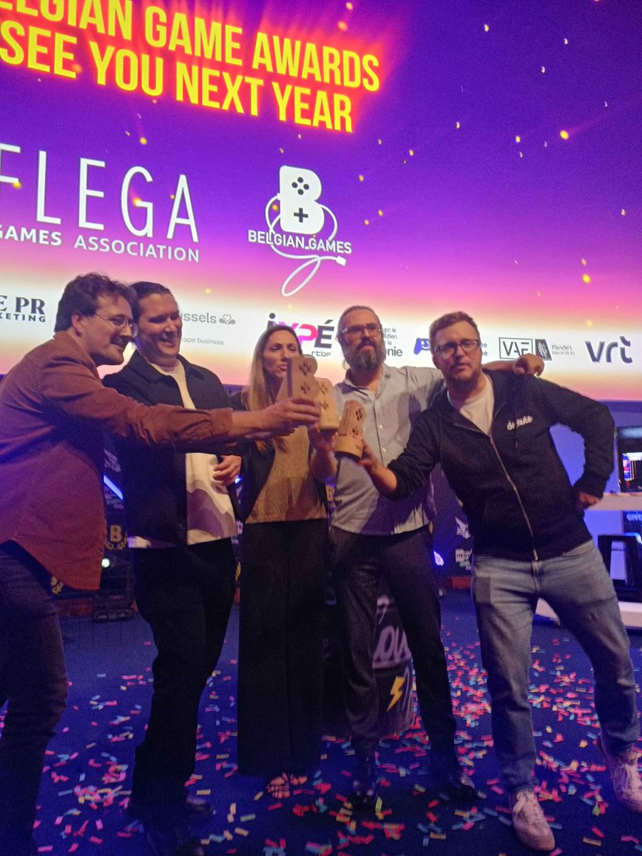 Games.brussels (@brusselsgames) on Twitter photo Congratulations to all the participants of the Belgian Game Awards!
Brussels was well represented with <a href="/demute_studio/">demute.</a> and three members of our Games.Brussels coworking space, <a href="/ThomasWaterzooi/">Thomas Waterzooi</a>, @PipetteInc and <a href="/tovanbo/">Thomas Van Bouwel</a>, getting gold !
#BG24 #gamedev Congratulations to all the participants of the Belgian Game Awards!
Brussels was well represented with <a href="/demute_studio/">demute.</a> and three members of our Games.Brussels coworking space, <a href="/ThomasWaterzooi/">Thomas Waterzooi</a>, @PipetteInc and <a href="/tovanbo/">Thomas Van Bouwel</a>, getting gold !
#BG24 #gamedev