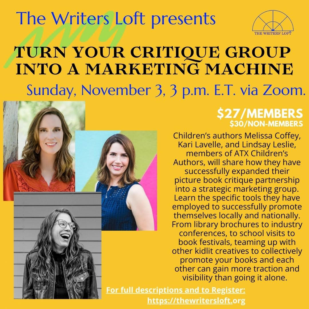 Melissa Coffey: FRIDGE-OPOLIS (@coffeycreative) on Twitter photo #Kidlit friends, there's power and potential in teaming up! If you're looking to boost your #marketing and #promotional game, please join
<a href="/LLeslie/">Lindsay Leslie</a>, <a href="/KariALavelle/">Kari Lavelle</a> and me <a href="/writersloftma/">The Writers' Loft</a>
for this #workshop! To register: thewritersloft.org #Kidlit friends, there's power and potential in teaming up! If you're looking to boost your #marketing and #promotional game, please join
<a href="/LLeslie/">Lindsay Leslie</a>, <a href="/KariALavelle/">Kari Lavelle</a> and me <a href="/writersloftma/">The Writers' Loft</a>
for this #workshop! To register: thewritersloft.org