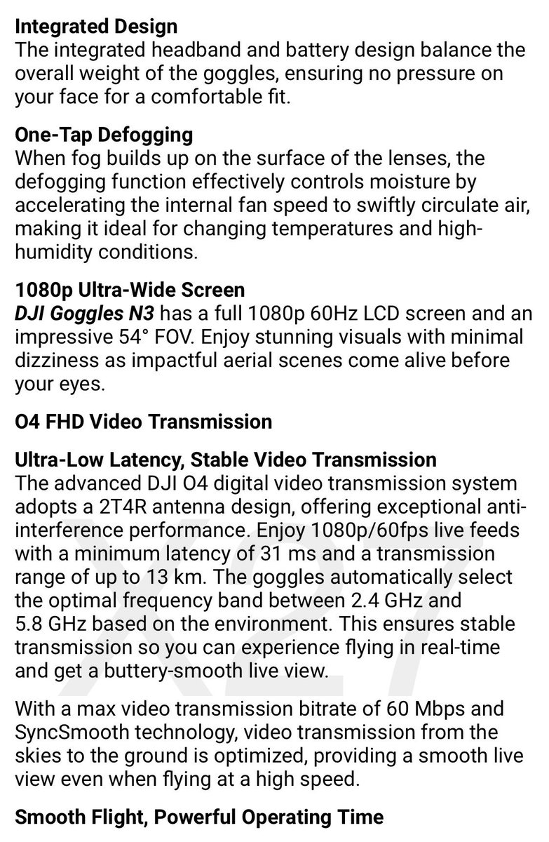 JasperEllens's tweet image. Lets go! Here is the official promo I found on the #DJI #GogglesN3: The ready to use 1080p #ultrawidescreen O4 goggles gives you a 2.7 hour battery to fly FPV.

Oh, one more thing: the estimated release date it now set to Oct 30th. 5 days people! Thank you for #following! Cheers