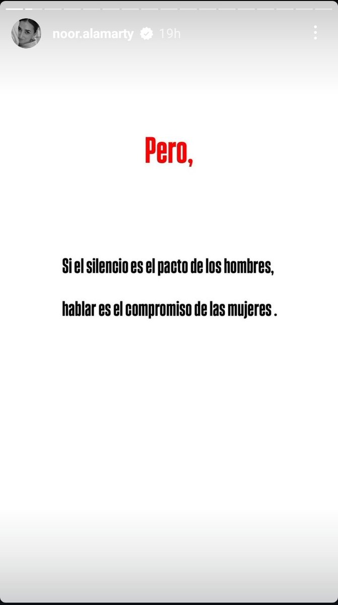 Si tots vos encobriu entre voltros, noltros encara xerrarem més fort.
(de @NoorAlamarty)