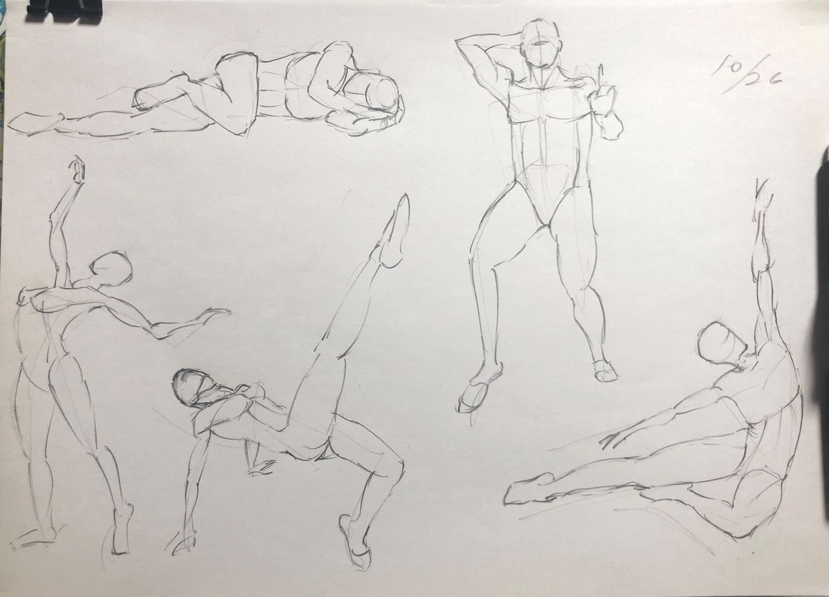 ashikahi_i's tweet photo. 10/25のクロッキー。今日一日中眠かった。眠かった割に良く描いた方だと思う。端っこに寄せ過ぎたけどそれもよし。
#クロッキー
#posemaniacs https://t.co/LDbjp0uxwQ